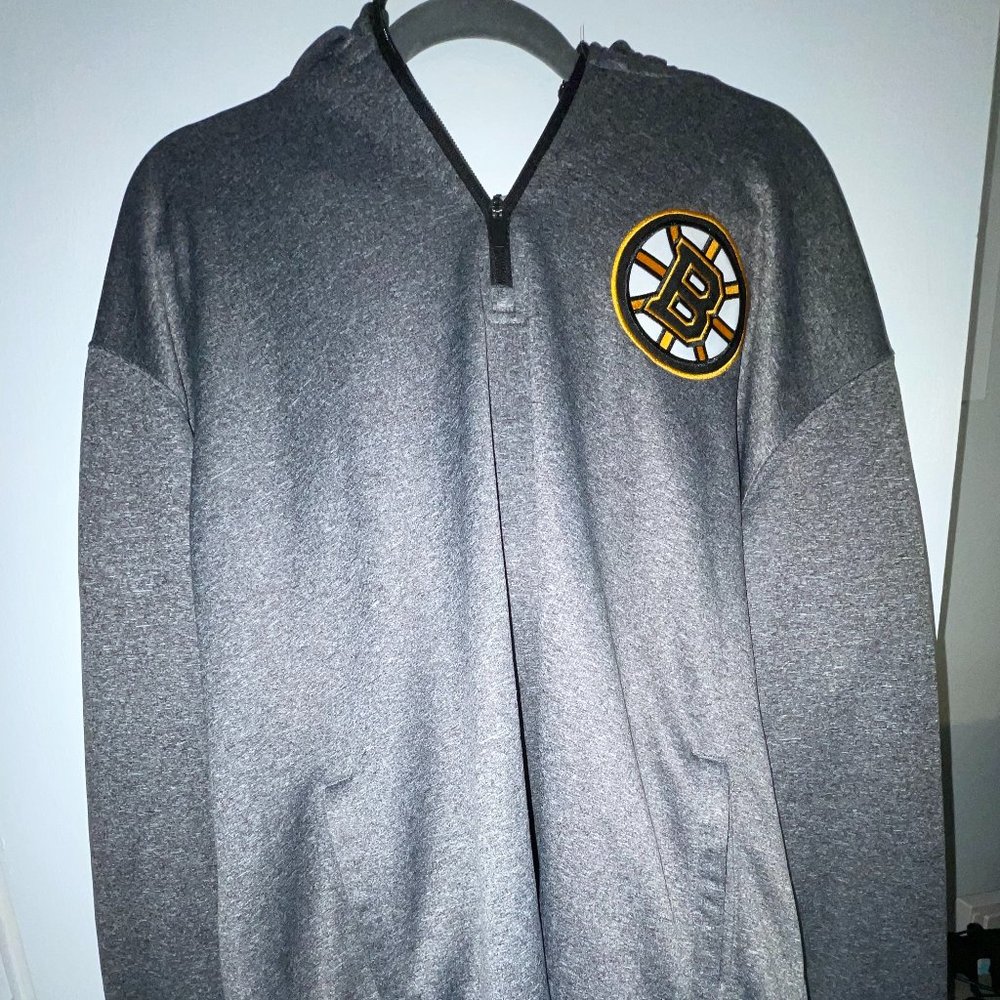 NHL Boston Bruins Quarter Zip Hoodie